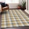 Homeroots 3' X 5' Gray Tan And Beige Plaid Washable Indoor Outdoor Area Rug 601398 - alternate 4