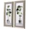 Homeroots Set Of Two Simple Glass Silver Framed Print Wall Art, 2PK 474086 - alternate 3