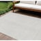 Homeroots 9' X 12' Ivory And Beige Geometric Washable Indoor Outdoor Area Rug 595659 - alternate 1
