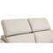 Homeroots 83" Beige Top Grain Leather Reclining Solid Wood USB Sofa 720400 - alternate 5