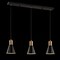 Jonathan Y Apollo 33.5" 3-Light Mid-Century Modern Iron Adjustable Linear LED Pendant, Black/Brass Gold JYL6134A - alternate 9