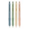 Deli NUSIGN Retractable Gel Pen 0.5mm, Blue Ink, Assorted Barrels, 12PK ENS576-BL - alternate 3