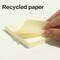 Deli Recycled Sticky Notes 3x3, Canary Yellow, 100 Sheets, 18PK EA911 - alternate 3