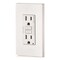 Leviton 15 Amp 125-Volt Duplex Self-Test SmartlockPro Tamper Resistant AFCI/GFCI Dual Function Outlet, White AGTR1-W - alternate 1