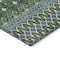 Homeroots 3' X 5' Olive Green And Blue Tribal Washable Indoor Outdoor Area Rug 582578 - alternate 5