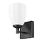 Z-Lite Oren 1-Light Vanity, 5.25 in W, Matte Black 7004-1V-MB - alternate 5