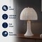 Jonathan Y Joanie 22" Bohemian Rustic Woven Rattan LED Table Lamp with Double Pull Chains, White/Brass Gold JYL4040B - alternate 5