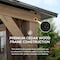 Sunjoy 10x12 ft. Wood Gazebo, Outdoor Patio Steel Hardtop Gazebo, Cedar Framed Wooden Gazebo, Dark Brown A1020326Q0 - alternate 11