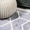 Jonathan Y Tumbling Blocks Modern Geometric Gray/White 2 ft. x 8 ft. Runner Rug SEU101F-28 - alternate 6