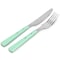 Martha Stewart Garden Cottage 16 Piece Stainless Steel Flatware Set in Mint 130282.16 - alternate 5