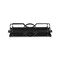 Homeroots Set Of Two 20in Black Rectangular Metal and Mirror Handmade Trays 483307 - alternate 6