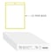 C-Line Products Shop Ticket Holder, Yellow, 9 x 12", PK15 43916 - alternate 3