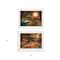 Homeroots Set Of Two Resting Places 1 White Framed Print Wall Art, 2PK 406110 - alternate 3