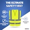 Neiko High Visibility Safety Vest ANSI Class 2, 2 Pockets, Neon Yellow, Medium (M) 54083A - alternate 4