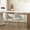 Manhattan Comfort Gracie Counter Stool  in Stone and Gold - Set of 2 2-CS019-GST - alternate 1