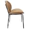 Leisuremod Servos Dining Side Chair, Upholstered Faux Leather Seat and Powder Coated Iron Frame, Sand Brown SCBL-22LBR - alternate 5