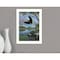 Homeroots On Eagles Wings 2 White Framed Print Wall Art 405504 - alternate 2