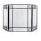 Simple Spaces Simple Space Fire Place Panel Screen, 3 Panels S38907BK - alternate 1
