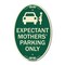 Signmission Expectant Mothers' Parking Only With Graphic, 12 In X 18 In Architectural, Heavy Gauge Aluminum A-OV-G-1218-24028 - alternate 1