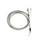 Compucableplususa 5FT DB9 Female to Bare Wire RS232 Pigtail - 28AWG Shielded Metal Armored Open End Cable DBC-9FWA-05 - alternate 1