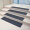 Rubber-Cal Step Mat, Rubber, Black, 10 in W x 48 in L 10-104-032-6pk - alternate 1