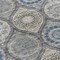 Homeroots 3' X 5' Gray Ivory And Navy Blue Floral Medallion Washable Indoor Outdoor Area Rug 614587 - alternate 7