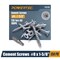 Powertec Cement Screws #8 x 1-5/8", Ruspert Coated with T25 Torx Star Drive Bit - High-Low Thread, 150PK 72318 - alternate 1