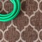 Jonathan Y Trebol Moroccan Trellis Textured Weave Espresso/Taupe 3 ft Square Indoor/Outdoor Area Rug SMB109B-3SQ - alternate 4