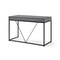 Homeroots 47" Gray and Black Writing Desk With Two Drawers 543777 - alternate 6