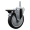 Service Caster 5 Inch Thermoplastic  Rubber Wheel Swivel 58 Inch Threaded Stem Caster with Brake SCC SCC-TS20S514-TPRB-PLB-58212 - alternate 1