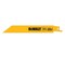 Dewalt STRAIGHT BACK RECIPROCATING SAW BLADE, 6 IN L X 3/4 IN W, 14, BI-METAL BODY DW4808B25 - alternate 2