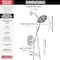 Delta Albion Monitor 14 Series Tub and Shower Trim Only with In2ition Hand Shower Chrome T144855-I - alternate 5