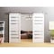 Sartodoors Sturdy Double Barn Door with Frosted Glass White 84x80 (2* 42x80) Solid Core Modern Interior QUADRO4266DB-S-WS-84 - alternate 4