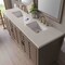 James Martin Vanities Portland 72" Dbl Vanity, Whitewashed Walnut, w/3 CM Siberian Silestone Top w/FreePower WirelessCharge 620-V72-WW-FSFR - alternate 9