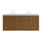 James Martin Vanities Laurent 60" Double Vanity, Honey Oak w/ 3 CM Siberian Silestone Top 545-V60D-HNO-3SFR - alternate 6