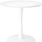 Homeroots 32" White Metal Dining Table 520866 - alternate 7