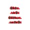 Tekton Phillips and Slotted Screwdriver Set w/Red Modular Organizers-4in Shanks, 10pc (#0-#3, 3-8mm) DWZ90116 - alternate 3