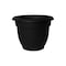 Bloem Planter Ariana 6.5in H X 6in D Resin Elegant Black Black 20-56906 - alternate 1