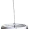 Homeroots Charcoal Black And White Drum Metal Dimmable Chandelier With Black Shades 611335 - alternate 3