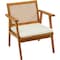 Unbranded 4-Piece Wooden Outdoor Chat Set 875485 - alternate 6