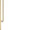 Homeroots 48" White and Gold Writing Desk 491483 - alternate 5