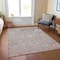 Homeroots 8' X 10' Taupe And Brown Floral Washable Indoor Outdoor Area Rug 609525 - alternate 5