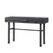 Homeroots 47" Gunmetal Iron And Wood Vanity Table 491380 - alternate 1