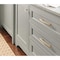 Amerock Cyprus 6-5/16 inch (160mm) Center-to-Center Golden Champagne Cabinet Pull, 25PK 25VMP26204BBZ - alternate 4