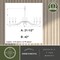 Vaxcel Annabelle 8-Light Farmhouse Candle-Style Chandelier, Muted Brass, 42-In. Wide H0323 - alternate 8