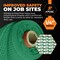 Xpose Safety Construction Debris Safety Netting, 4 ft x 150 ft Roll, 1/4in Mesh, Fire Retardant, Green NFR14-4150-GRE-X - alternate 5