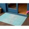 Homeroots 3' X 5' Aqua And Teal Blue Abstract Washable Indoor Outdoor Area Rug 609444 - alternate 1