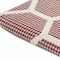 Homeroots 60" X 50" Red Woven Cotton Geometric Throw Blanket with Fringe 516497 - alternate 5