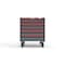 Strong Hold 6 drawer cabinet - (1x 2in, 3x 3in, 2x 4in) - Red accents - Electronic Lock S3036-PCRAS-0601DS - alternate 1
