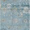 Homeroots 9' X 12' Teal Blue And Aqua Floral Washable Indoor Outdoor Area Rug 609520 - alternate 6